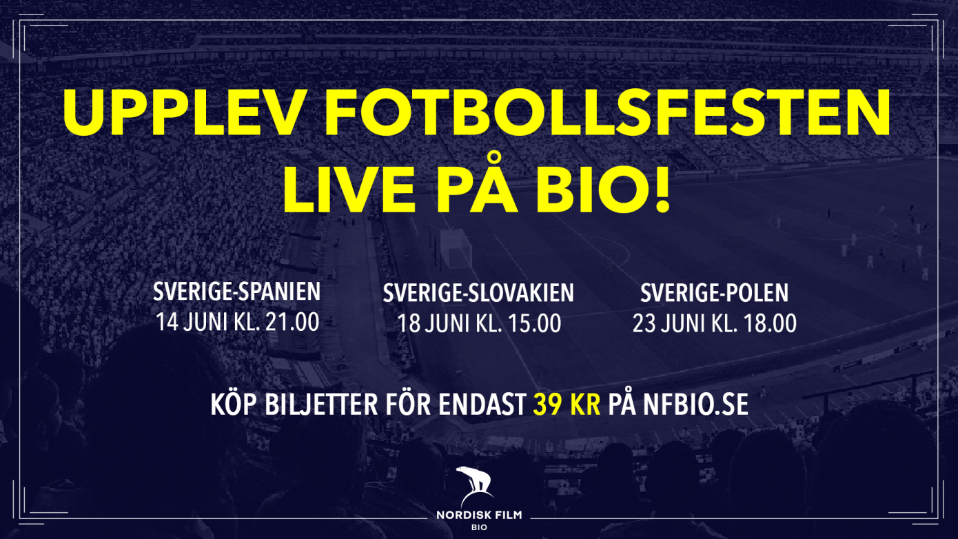 Fotbollsfesten live på bio!